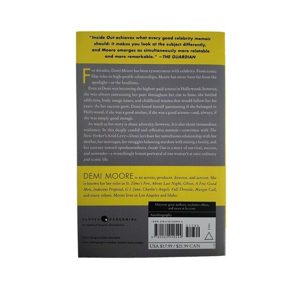 Demi Moore Inside Out Softcover Novel - Picture 2 of 2